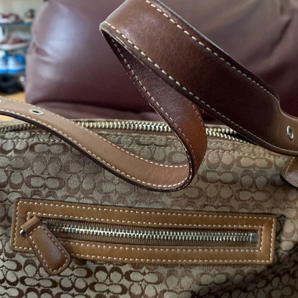 Vintage Coach Signature shoulder bag - Picture 7 of 8